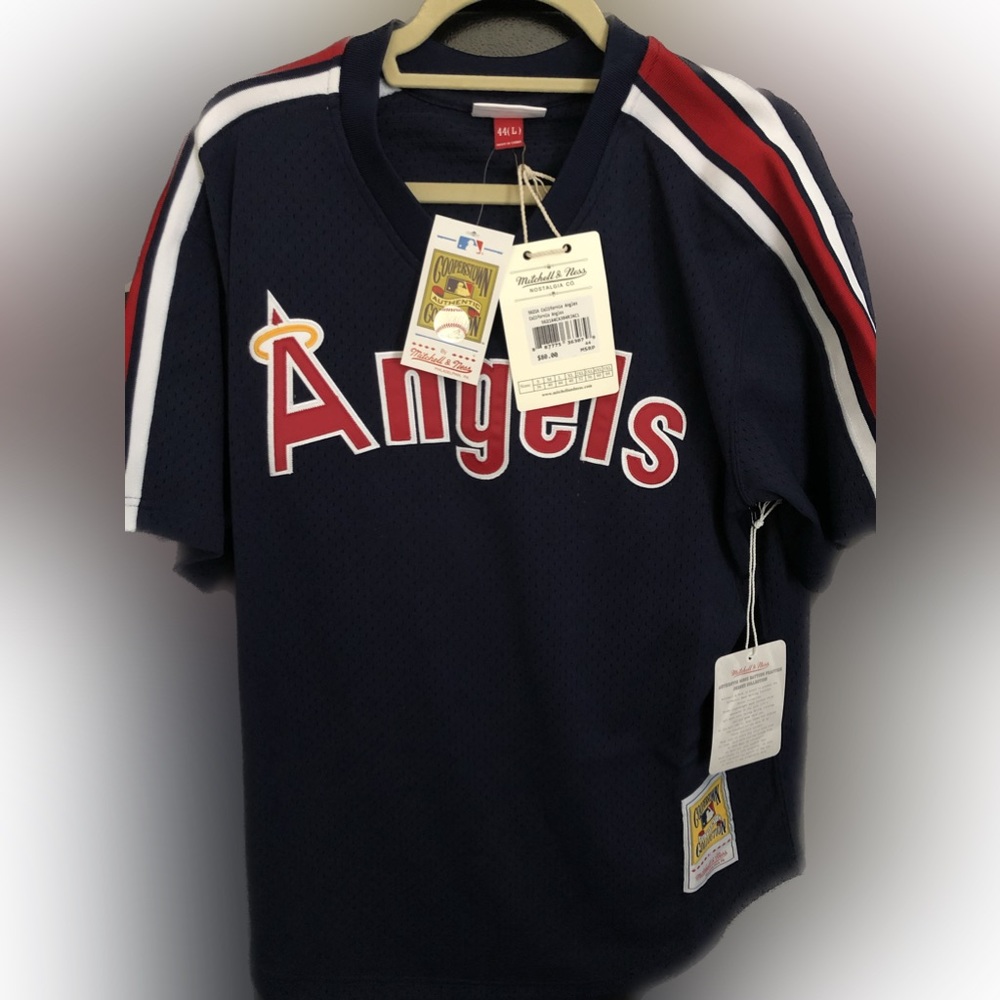Mitchell & Ness: LA Angels “Reggie Jackson” #44 mesh-jersey (1984)